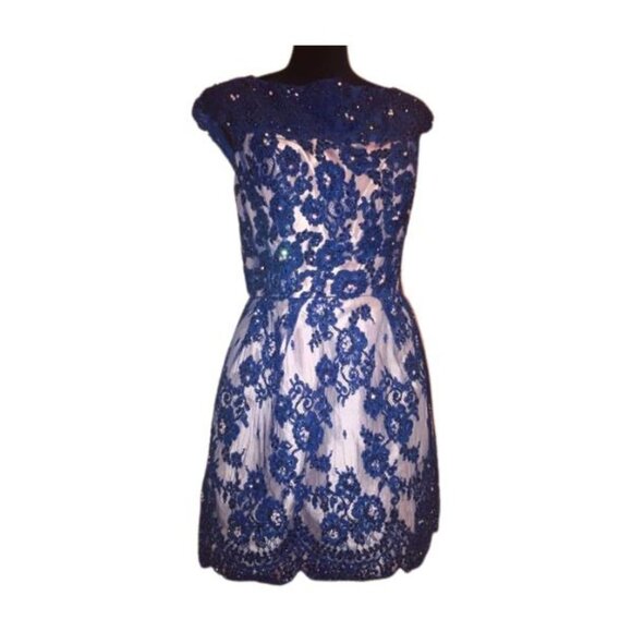 Luxury Designer Couture Glamour Runway Lace Evening Cocktail Prom Party Dress NW - Picture 10 of 16